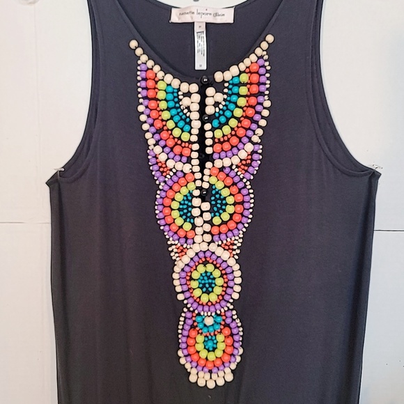 Nanette Lepore Rayon Elastane Beach Swim Romper Black Size M - Picture 11 of 16